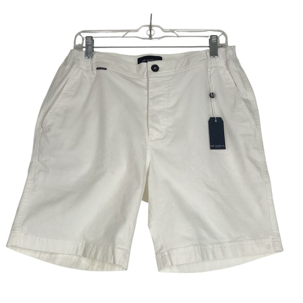 Mr Marvis Shorts Men’s XL The Originals Cosmics Wimbledons White Stretch cotton‎